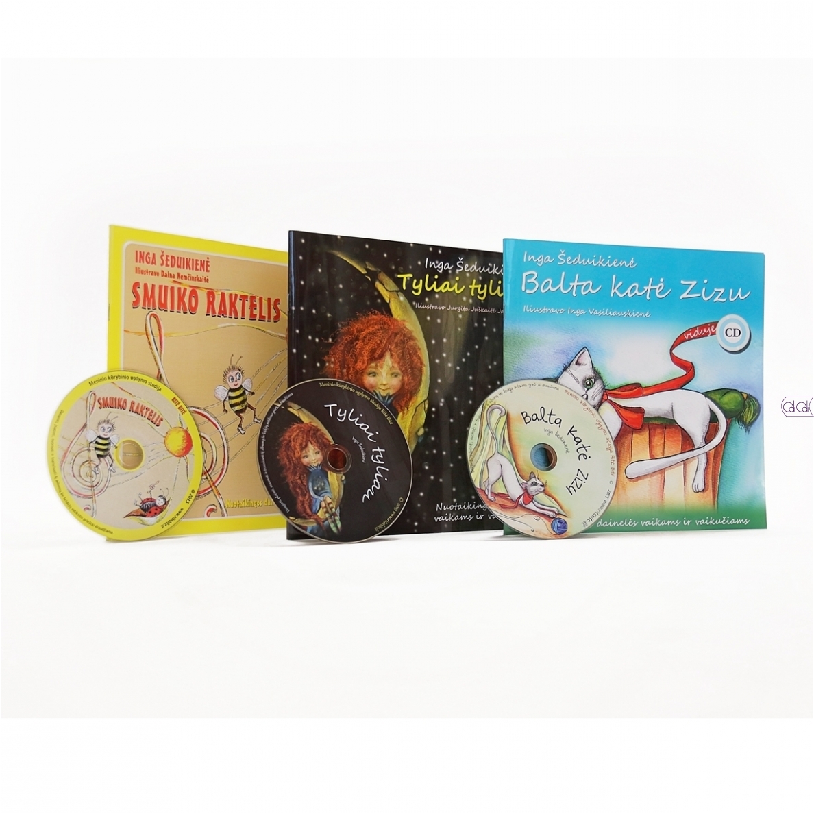 Dainų knygelių rinkinys su CD Dainų knygelių rinkinys su CD