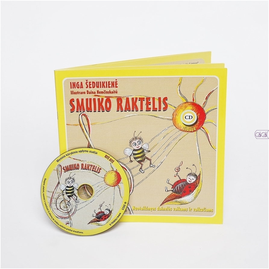 Dainų knygelė su CD „Smuiko raktelis“ Dainų knygelė su CD „Smuiko raktelis“
