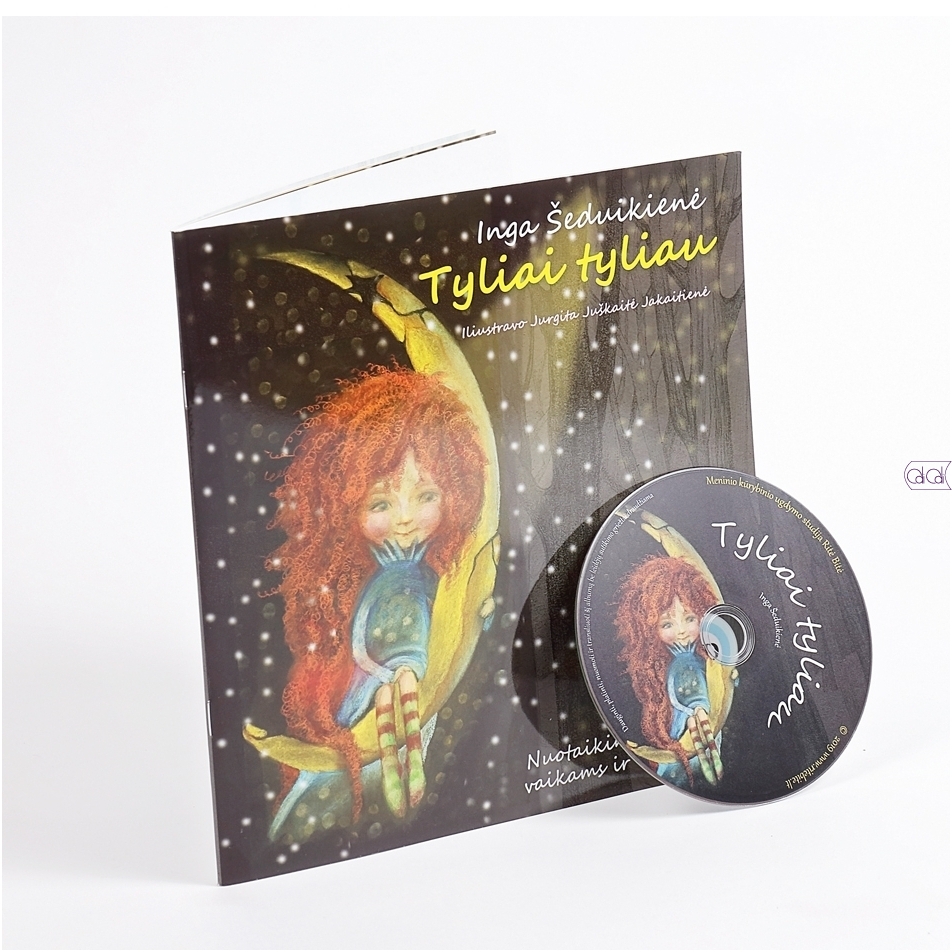 Dainų knygelė su CD „Tyliai tyliau“