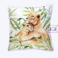 Dekoratyvinė pagalvėlė „Liūtai“