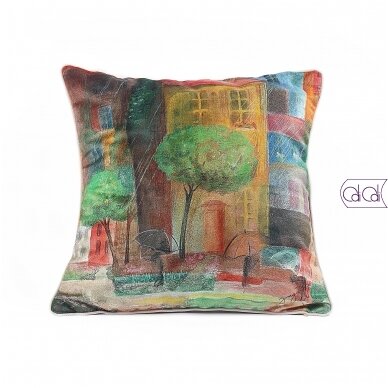 Dekoratyvinė pagalvėlė „Miestas“