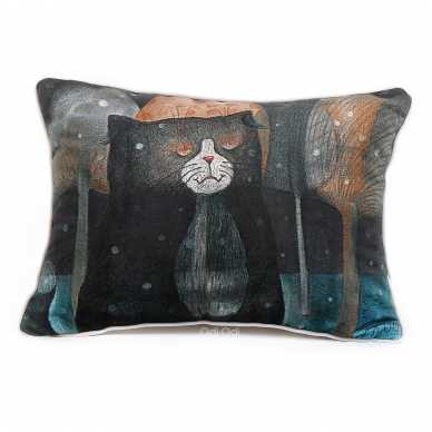 Dekoratyvinė pagalvėlė „Sapnuojantis katinas“ 2