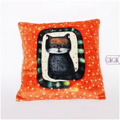 Dekoratyvinė pagalvėlė „Katinas ilgauodegis“