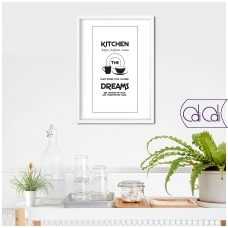 Interjero plakatas „Kitchen dreams“
