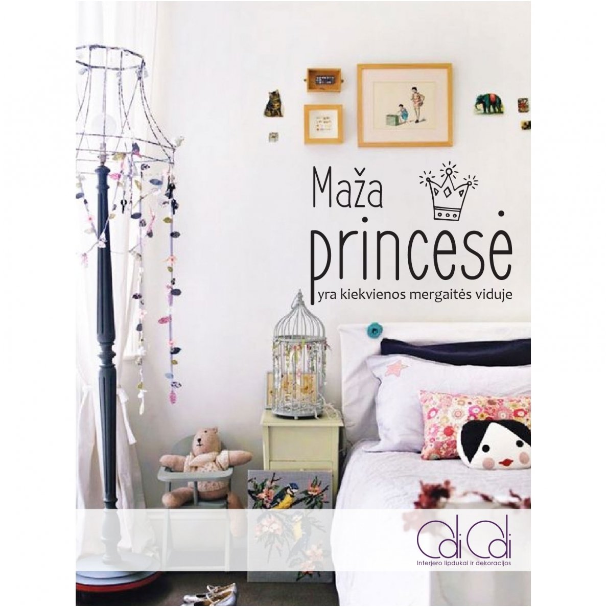 Lipdukas mergaitės kambariui „Maža princesė“ 1 Lipdukas mergaitės kambariui „Maža princesė“ 1