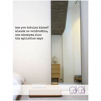 Lipdukas „Kas yra tobulas kūnas“ Lipdukas „Kas yra tobulas kūnas“