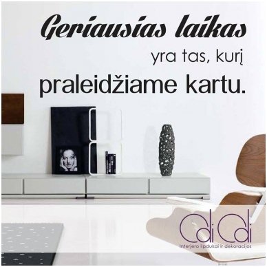 Lipdukas sienai „Geriausias laikas - kartu“ Lipdukas sienai „Geriausias laikas - kartu“