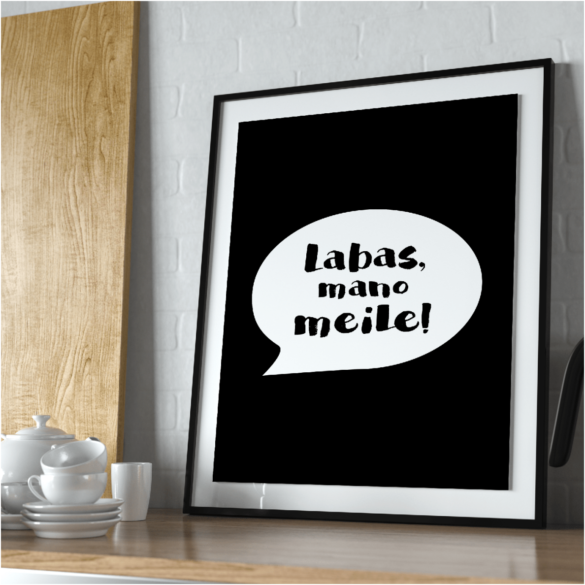 Plakatas „Labas, mano meile“ Plakatas „Labas, mano meile“