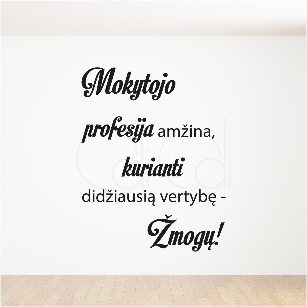 Sienų lipdukas „Mokytojo profesija“